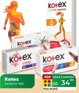 Tamda Foods Kotex tampony nabídka