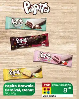 Tamda Foods Papita Brownie, Carnival, Donut nabídka