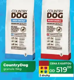 Tamda Foods CountryDog granule nabídka