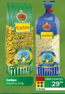 Tamda Foods Gašpo těstoviny nabídka