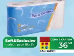 Tamda Foods Soft&Exclusive toaletni papir nabídka