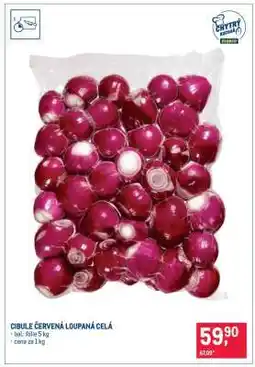 Makro CIBULE ČERVENÁ LOUPANÁ CELÁ nabídka