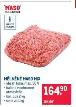 Makro Mělněné maso mix nabídka