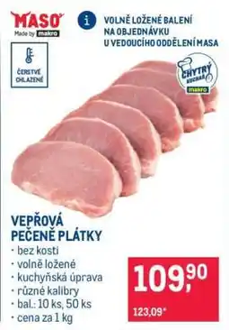 Makro VEPŘOVÁ PEČENĚ PLÁTKY nabídka