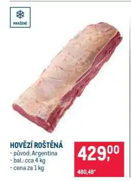 Makro Hovězí roštěná nabídka