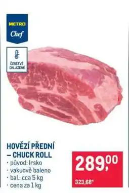 Makro Hovězí přední chuck roll nabídka