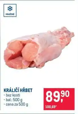 Makro Králičí hřbet nabídka
