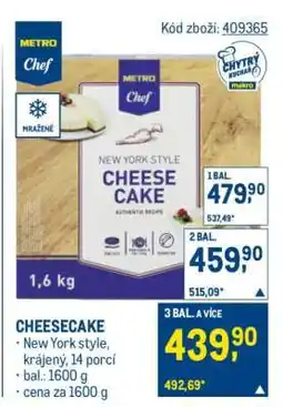 Makro Cheesecake nabídka