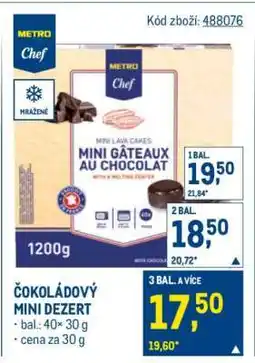 Makro ČOKOLÁDOVÝ MINI DEZERT nabídka