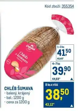Makro Chléb Šumava nabídka