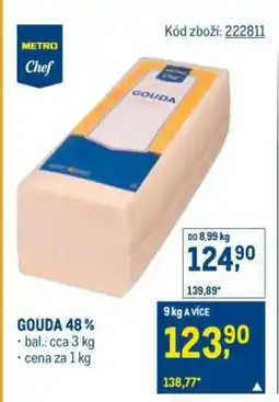 Makro Gouda 48% nabídka