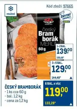 Makro Český bramborák nabídka