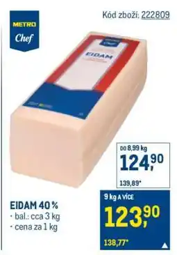Makro Eidam 40 % nabídka