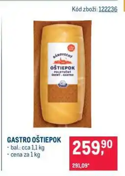 Makro GASTRO OŠTIEPOK nabídka