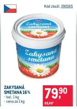 Makro Zakysaná smetana 16% nabídka