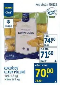 Makro Kukuřice klasy půlené nabídka