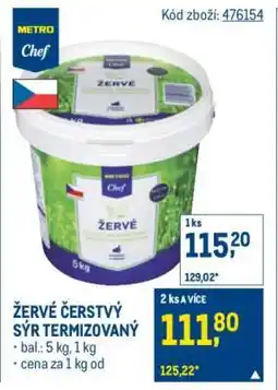 Makro ŽERVÉ ČERSTVÝ SÝR TERMIZOVANÝ nabídka