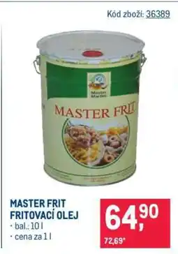 Makro MASTER FRIT FRITOVACÍ OLEJ nabídka