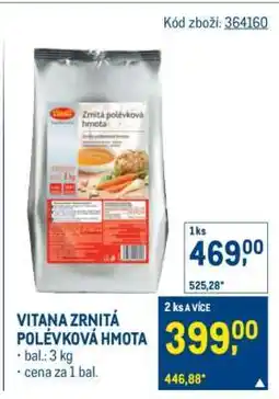 Makro VITANA ZRNITÁ POLÉVKOVÁ HMOTA nabídka