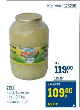 Makro Zelí nabídka