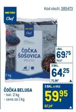 Makro Čočka beluga nabídka