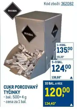 Makro Cukr porcovaný tyčinky nabídka