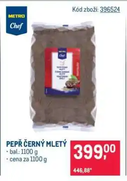 Makro Pepř černý mletý nabídka