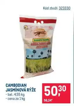 Makro Cambodian jasmínová rýže nabídka