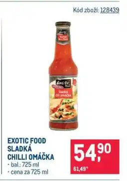 Makro Exotic Food sladká chilli omáčka nabídka