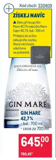 Makro Gin Mare 42,7 % nabídka
