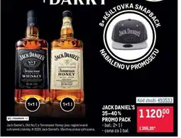 Makro JACK DANIEL'S 35–40 % PROMO PACK nabídka