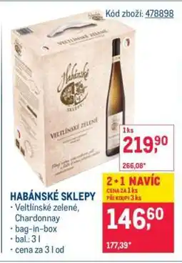 Makro Habánské sklepy nabídka