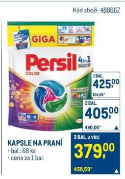 Makro KAPSLE NA PRANÍ nabídka
