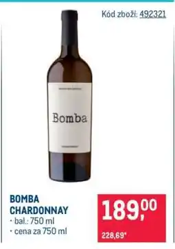 Makro BOMBA CHARDONNAY nabídka