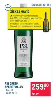 Makro P31 GREEN APERITIVO 11 % nabídka