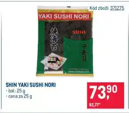 Makro Shin Yaki Sushi Nori nabídka