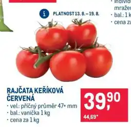 Makro Rajčata keříková červená nabídka
