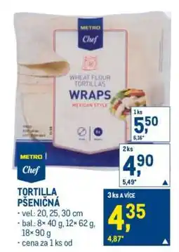 Makro Tortilla pšeničná nabídka