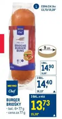 Makro BURGER BRIOŠKY nabídka