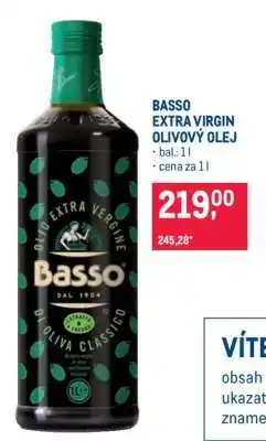 Makro Basso Extra Virgin olivový olej nabídka