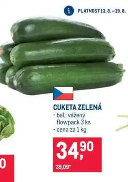 Makro Cuketa zelená nabídka