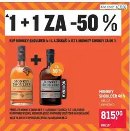 Makro MONKEY SHOULDER 40 % nabídka