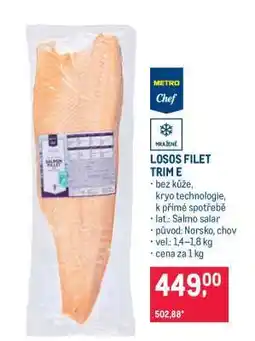 Makro LOSOS FILET TRIM E nabídka