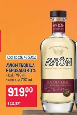 Makro AVIÓN TEQUILA REPOSADO 40 % nabídka