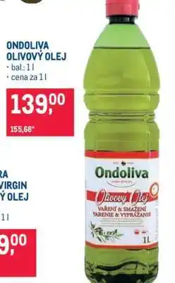 Makro Ondoliva Olivový olej nabídka