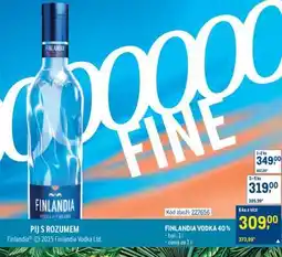 Makro Finlandia Vodka 40 % nabídka