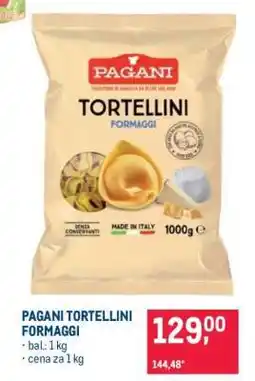 Makro PAGANI TORTELLINI FORMAGGI nabídka