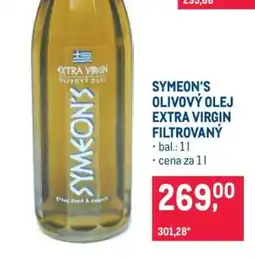Makro SYMEON‘S OLIVOVÝ OLEJ EXTRA VIRGIN FILTROVANÝ nabídka