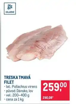 Makro Treska tmavá – filet nabídka