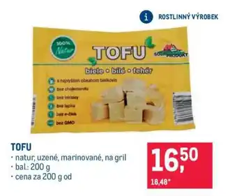 Makro Tofu nabídka